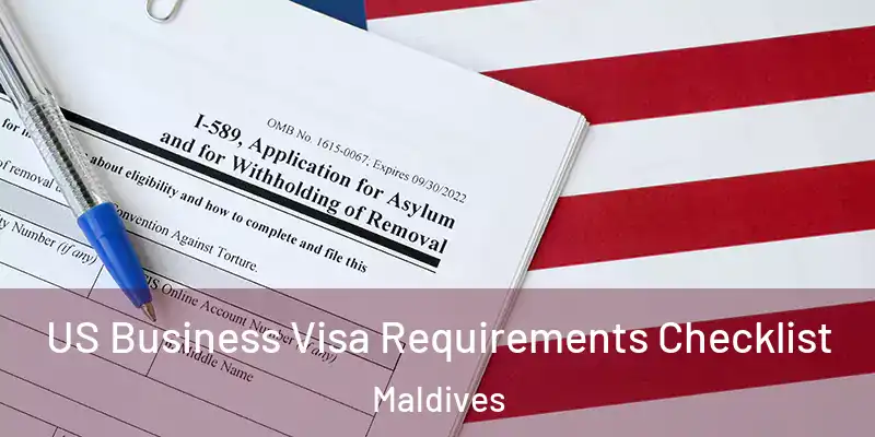  US Business Visa Requirements Checklist Maldives
